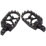 2 Pcs Rotating Footpegs Custom Wide MX Style Foot Pegs For Sportster 883