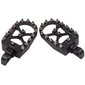 2 Pcs Rotating Footpegs Custom Wide MX Style Foot Pegs For Sportster 883