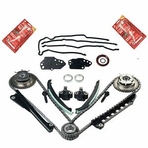 Timing Chain Kit Cam Phasers Cover Gasket For 04-08 Ford F150 Lincoln 5.4 Triton