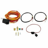 40AMP DUAL ELECTRIC COOLING FAN WIRING INSTALL KIT 185/165 THERMOSTAT RELAY
