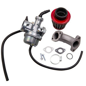 22mm Carb PZ22 Carburetor Air Filter Set For 110cc 125cc SSR CRF50 Pit Dirt Bike