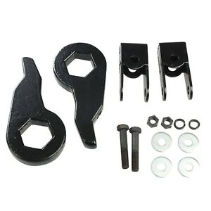For 2000-06 Chevy Tahoe 1"-3" Inc Front Lift Kit Torsion Key w/ Shock Extenders