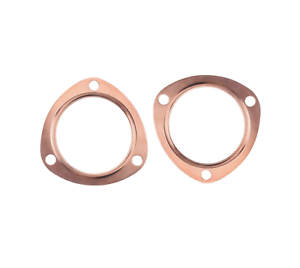 3" Copper Header Exhaust Collector Gaskets Reusable SBC BBC 302 350 454 383 ¸