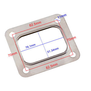 T4 4 Bolts Stainless Steel Turbo Turbocharger Turbine Inlet Gasket
