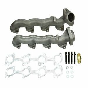 For F150 Truck F250 Exhaust Manifolds Set of 2 Driver & Passenger Side Pair