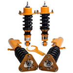 Gold Full Coilover Struts Shock Suspension Kit For 2005-2010 Scion Tc Adj Height