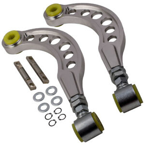 2x Adjustable Rear Upper Control Camber Arm Kit for Honda Civic Coupe 2006-2015