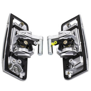 Pair Exterior Outside Silver Door Handle Fit Nissan 350Z 80607-CD41E 80606-CD01E