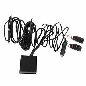 Cutout System Dump Electric Exhaust Muffler Valve  Wireless Remote Black