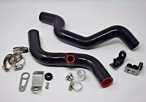 K- Swap Driver Side Radiator Hose Kit W/ Brackets Fan Hose Bung K24 EG EK DC2 US