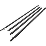 Car Weatherstrip Window Moulding Trim Seal Belt Fit Honda Civic 1 Set
