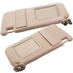 Driver & Passenger Sun Visor for Toyota Camry W/o Sunroof Sunshade 2007-2011