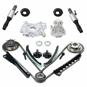Timing Chain Cam Phaser Solenoid Valve Water Oil Pump For 04-08 Ford Lincoln 5.4