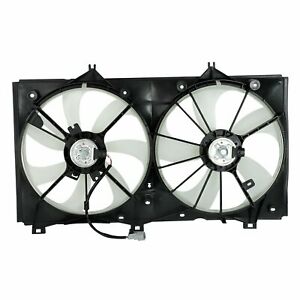 FIT 2007-2009 Toyota Camry 2.4L TO3115151 AC Dual Condenser Cooling Radiator Fan