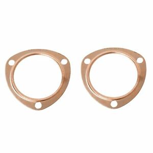 Copper Header Exhaust Collector Gaskets 3" 76MM For SBC BBC 302 350 454 383