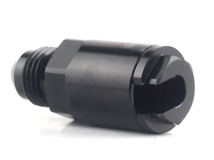 Fuel Line EFI Adapter Fitting -6 AN Male to 1/4" Quick Disconnect Push Hardline