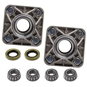 2 Front Wheel Hub Assembly & Bearings for Club Car 1023577-01 102357701