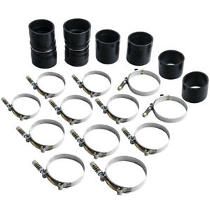 7.3L Diesel Intercooler Boot & Clamp Upgrade Kit for Ford F-250 F-350 99.5-03 US