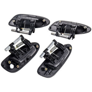 Door Handle Black Exterior LH RH Kit For Nissan Altima 2002-2006 High Quality