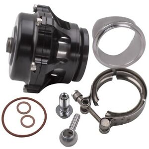 50MM ALUMINUM TURBO TURBOCHARGER 360 VENT BOV BLOW OFF VALVE 35 PSI BOOST BLACK