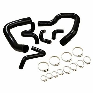 For 1986-1993 Silicone Radiator Hose Kit Ford Mustang GT LX Cobra 5.0 Black