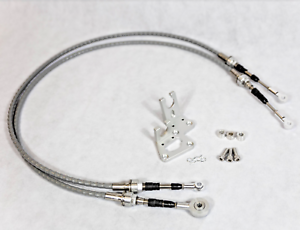 RSX Shifter Cables & Trans Bracket K20 K20A K24 K Swap Series EG EK DC2 Race USA