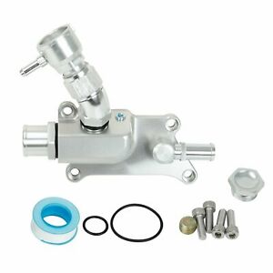 Upper Coolant Housing W Straight Elbow Filler Neck Hose For K20Z3 K24 16AN