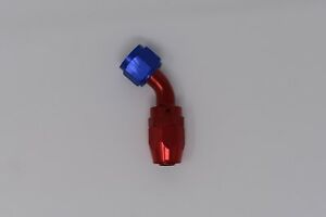 USA ¸ 8AN 45 Degree Swivel Seal Braided Steel Hose End Fitting Oil/Fuel/Water