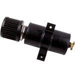 Black Aluminum 10AN Oil Catch Can Reservoir Tank Filter Baffled Kit 0.75L