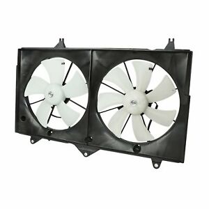 TO3115122 AC Dual Radiator Cooling Fan For 02-06 Toyota Camry 02-08 Solara 2.4L