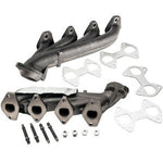 Pair Exhaust Manifolds Headers Driver & Passenger Side for Ford F150 Truck 5.4L