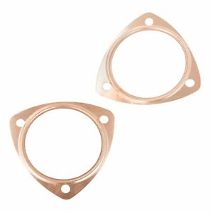 3 1/2" Copper Header Exhaust Collector Gaskets Fit SBC BBC 302 350 454 Reusable