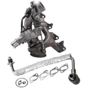 Turbocharger Turbo + Oil Feed Line for Buick Encore / Chevrolet Cruze Limited