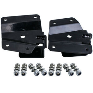 2" Rear Lowering Kit Drop Hangers For Chevy Silverado 1500 LS Extended 1999