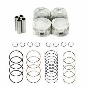 For 85-95 Toyota 4Runner Celica Pickup 2.4L SOHC Piston Set Rings 22R 22RE 22REC