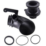 Turbo Elbow Pipe & Muffler Kit For VW MK7 GTI S3 A3 2.0TSI MQB Octavia MK3 2.0T