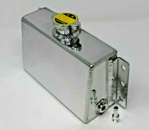Polished Coolant Overflow Tank Reservoir Cooling Radiator Water 900ML Catch Tank