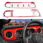 Center Console Dashboard Cover For Jeep Wrangler JL 2018-19 For Gladiator 2020