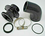 Turbo Muffler Delete Outlet Hose For K03 VW Audi FSI BPY MK5 8P B6 2.0T GTI Golf