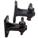 2PCS Front Tow Hooks Fit Dodge Ram 2500/3500 2010-2017 Custom Heavy Duty
