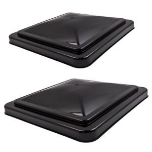 Performance Pair Black 14" x14" Roof Vent Lid Cover Ventline for Camper Trailer