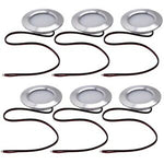 Warm White 6PCS 12 Volt 3W Interior RV Marine LED Recessed Ceiling Lights Lamp