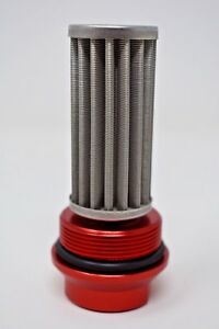 Universal Racing In-Line Fuel Filter 40 Micron For Addco Style 6AN 8AN 10AN ¸