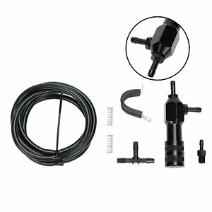 1-30PSI Adjustable Manual Turbo Charger Bypass Close Loop Boost Controller Black