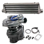 T04E Universal .63 A/R Inernal Wastegate Turbocharger + Intercooler
