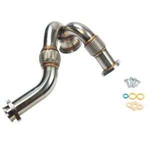 Fits 2003-2007 Ford 6.0L Powerstroke Diesel Turbocharger Y-Pipe Up Pipe Kit New