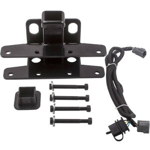 2" inch Towing Black Rear Trailer Receiver Hitch fit Jeep Wrangler JK 07-18