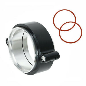 3" Inch 76mm For Aluminum Clamp Intake V-band Clamp Intercooler Pipes Pipe Black