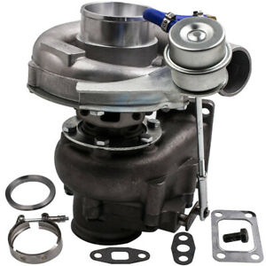 T3/T4 T04E V-BAND Turbocharger Turbo .63 A/R with Internal Wastegate Universal