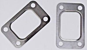 2 x Pack Garrett T3 Turbo Inlet Flange Gasket 4 Bolt 304 Stainless Steel USA T3